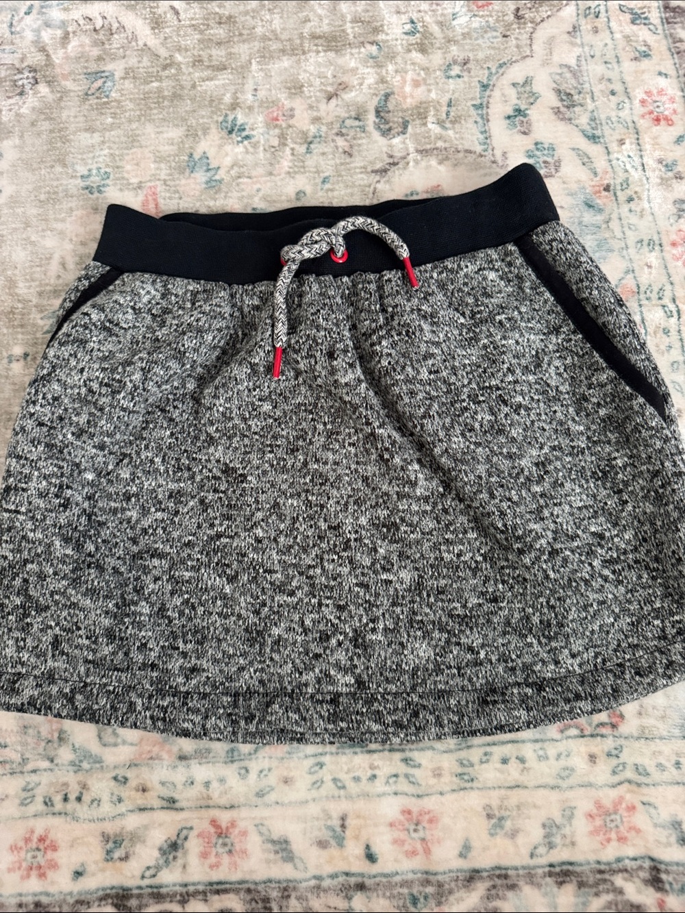NWT** Gap Casual Gray Knit Drawstring Skirt